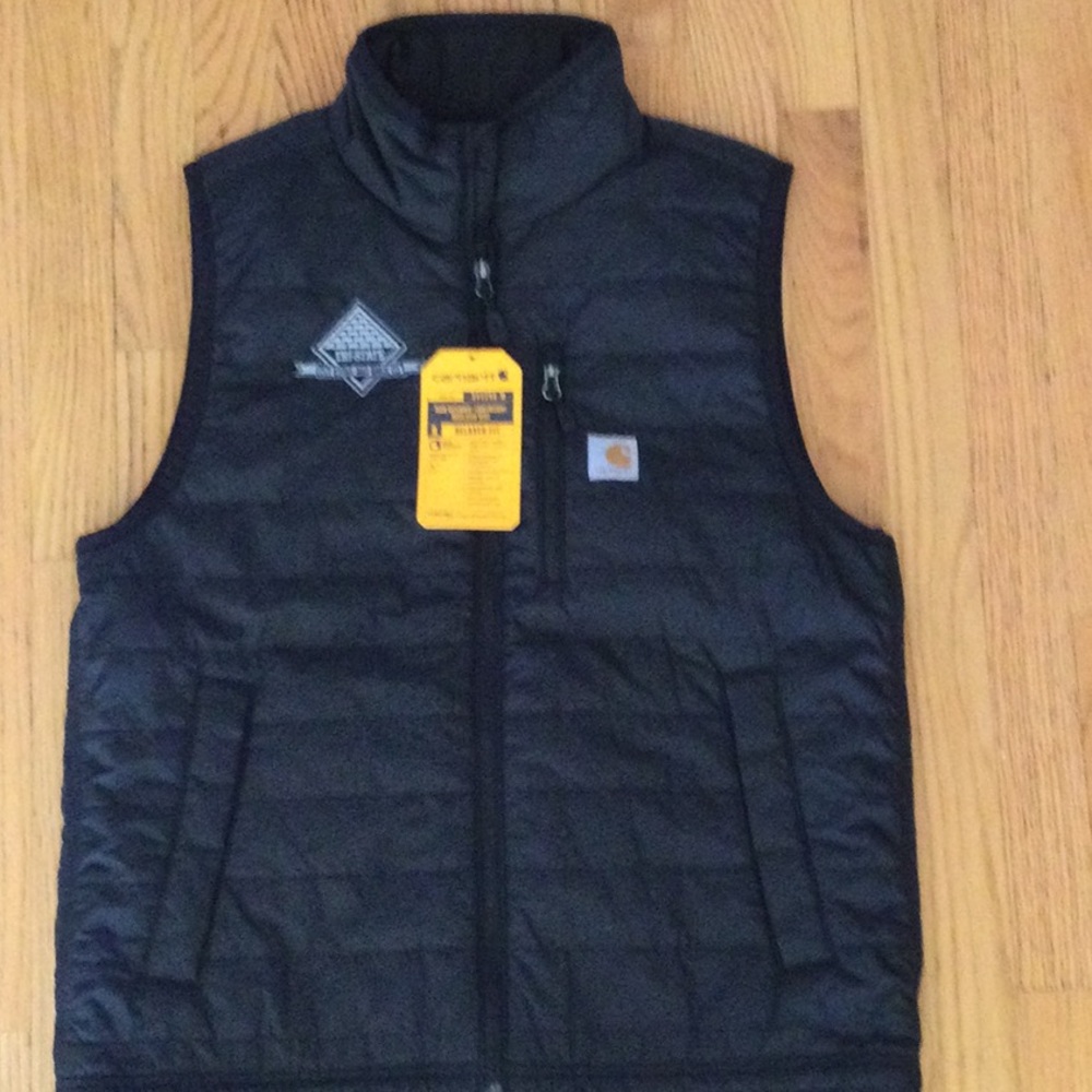 Carhartt Black Quilted Vest